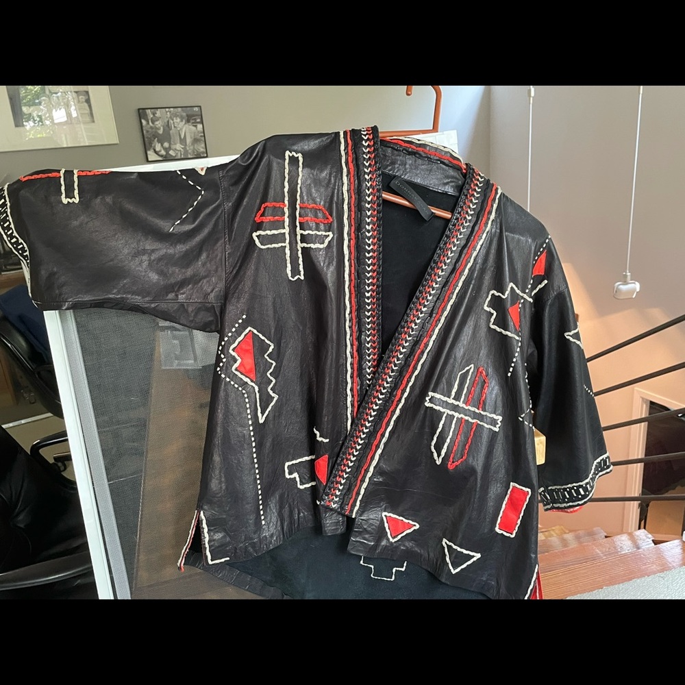 Vintage leather coat